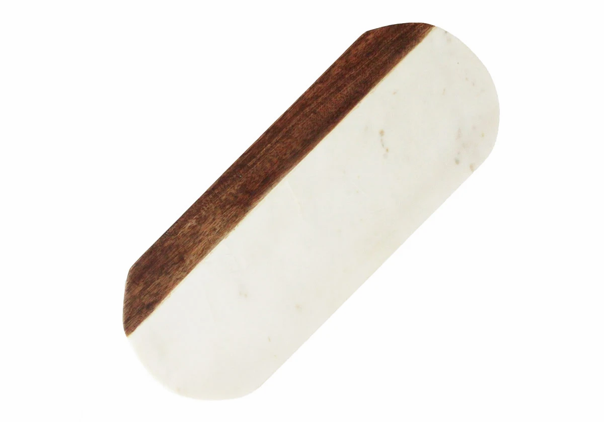 Marble & Wood Charcuterie Board