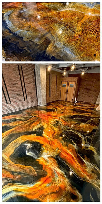 メタリックエポキシフローリング 施工店 エポキシフロア