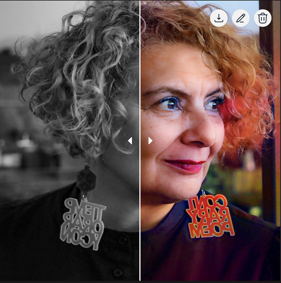 Barbara Pastore von schwarz weiss zu farbig