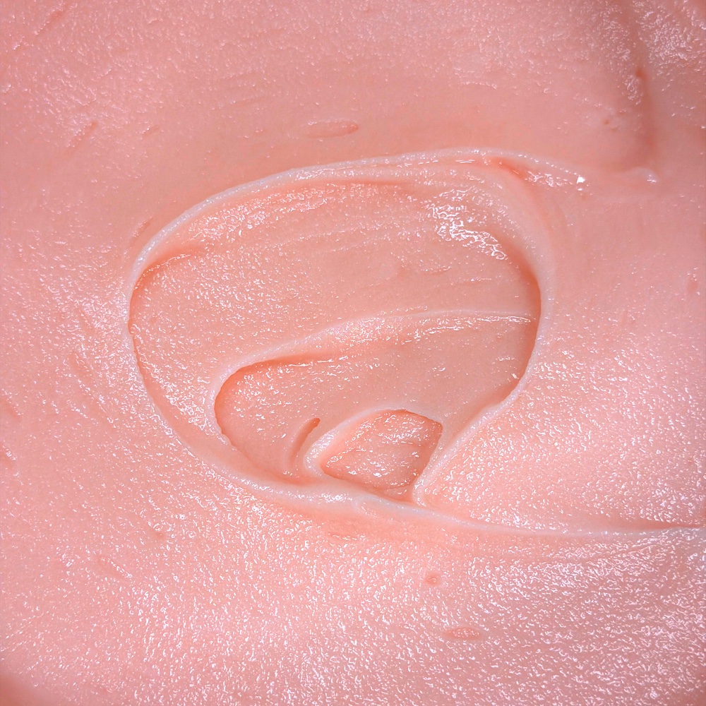 Scoop of Pink Lemonade Sorbet ice cream from Scoops on Tap