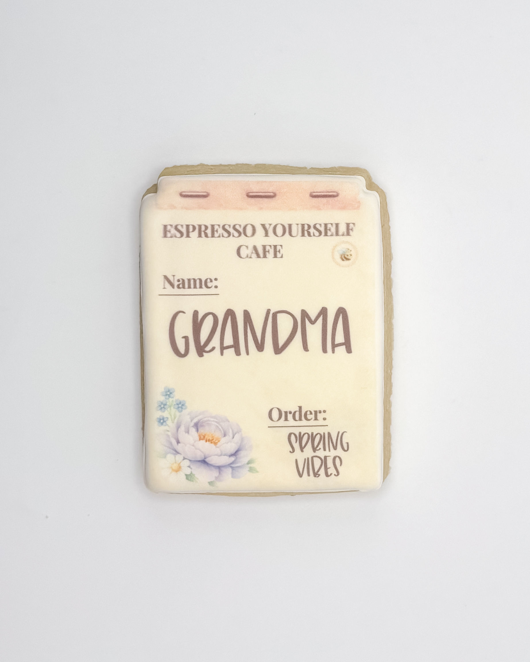 Personalized Name Cookie Add-On (Almond Vanilla)