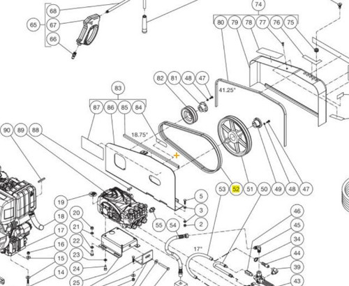 COG BELT AX48 | JNR Equipment