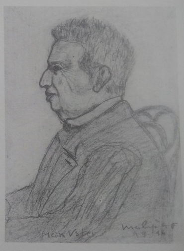 L. Malipiero, op.cit., p.17. «Mein Vater Luigi Malipiero am Klavier, meine ertse Porträtze