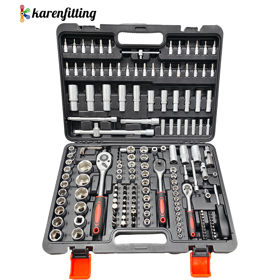 Thumbnail: Professional 108/150/172pcs Auto Repair Socket Set Durable Versatile 1/4 3/8 Inc