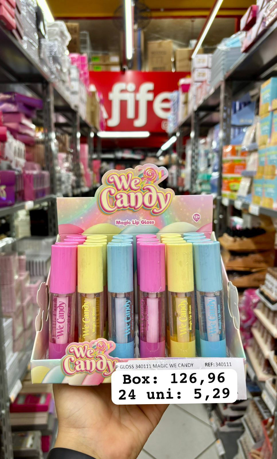 We candy magic lip gloss BOX FECHADO VEM 24