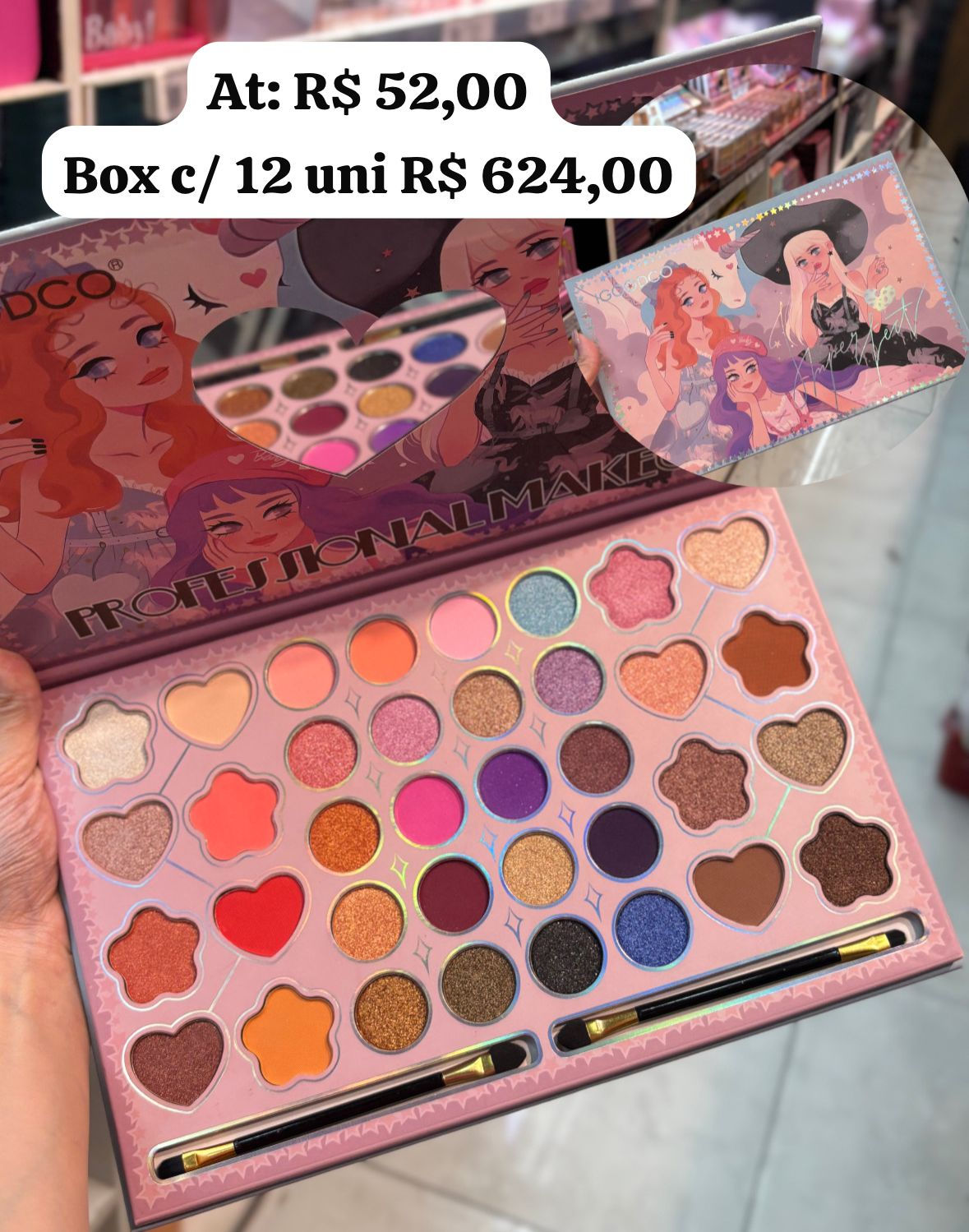 Paleta gringa Unidade ( box vem 12)