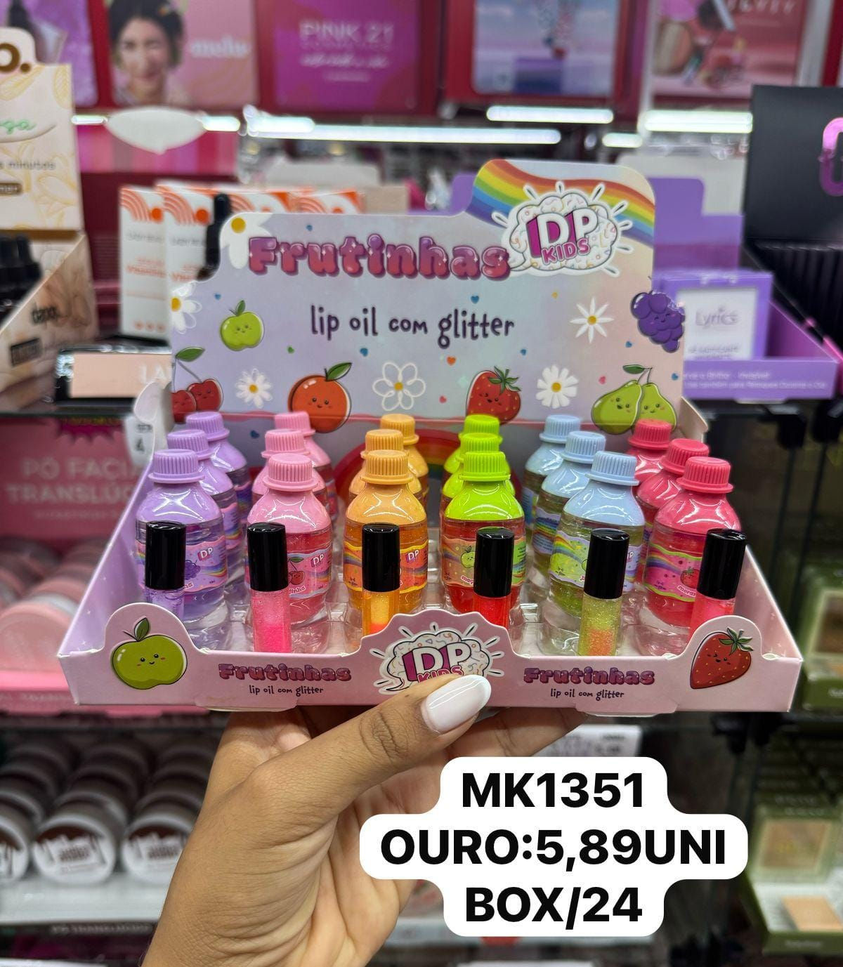 DP Kids Lip oil frutinhas Unidade ( box vem 24)