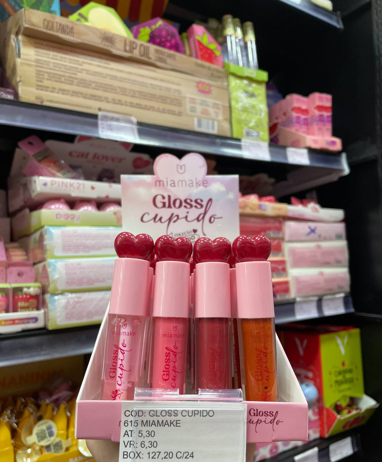 Miamake gloss cupido unidade (Box com 24) 