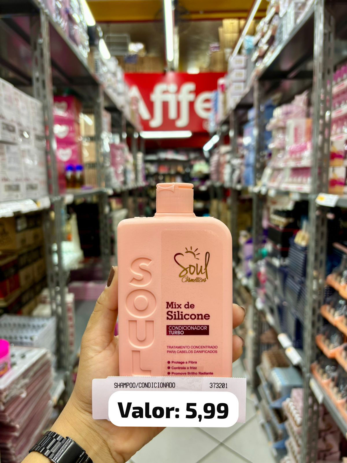 Soul cosméticos condicionador  turbo mix de silicone unidade  