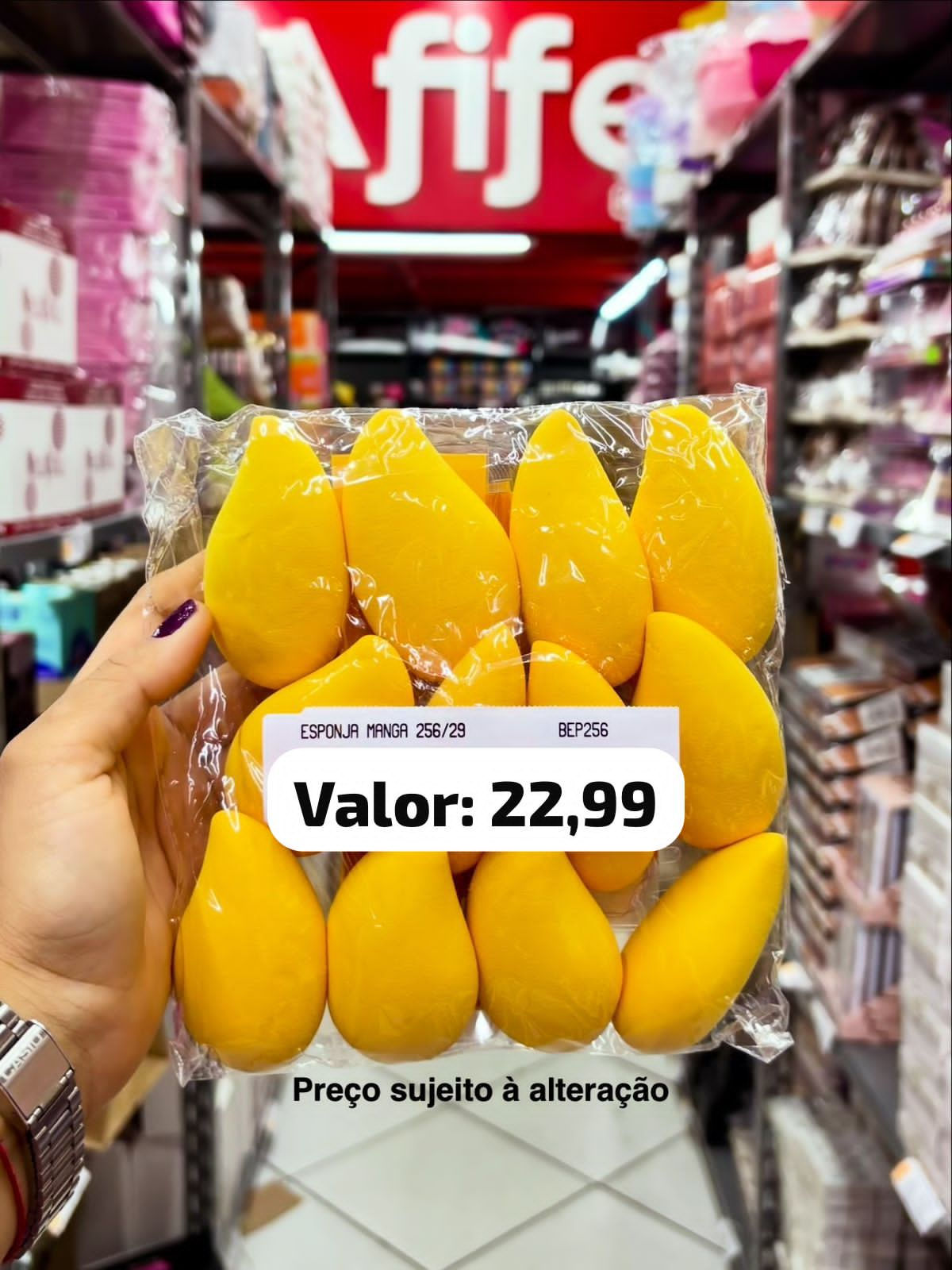 Esponja manga unidade ( Box com 12)