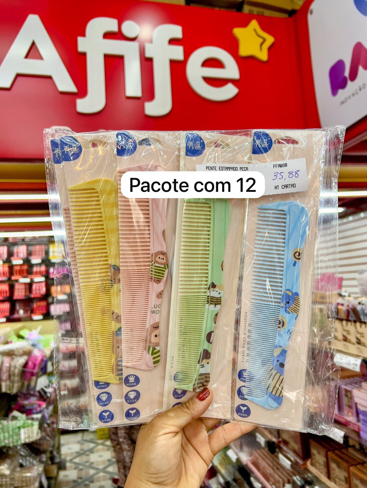 Pente Inteiro BOX FECHADO VEM 12