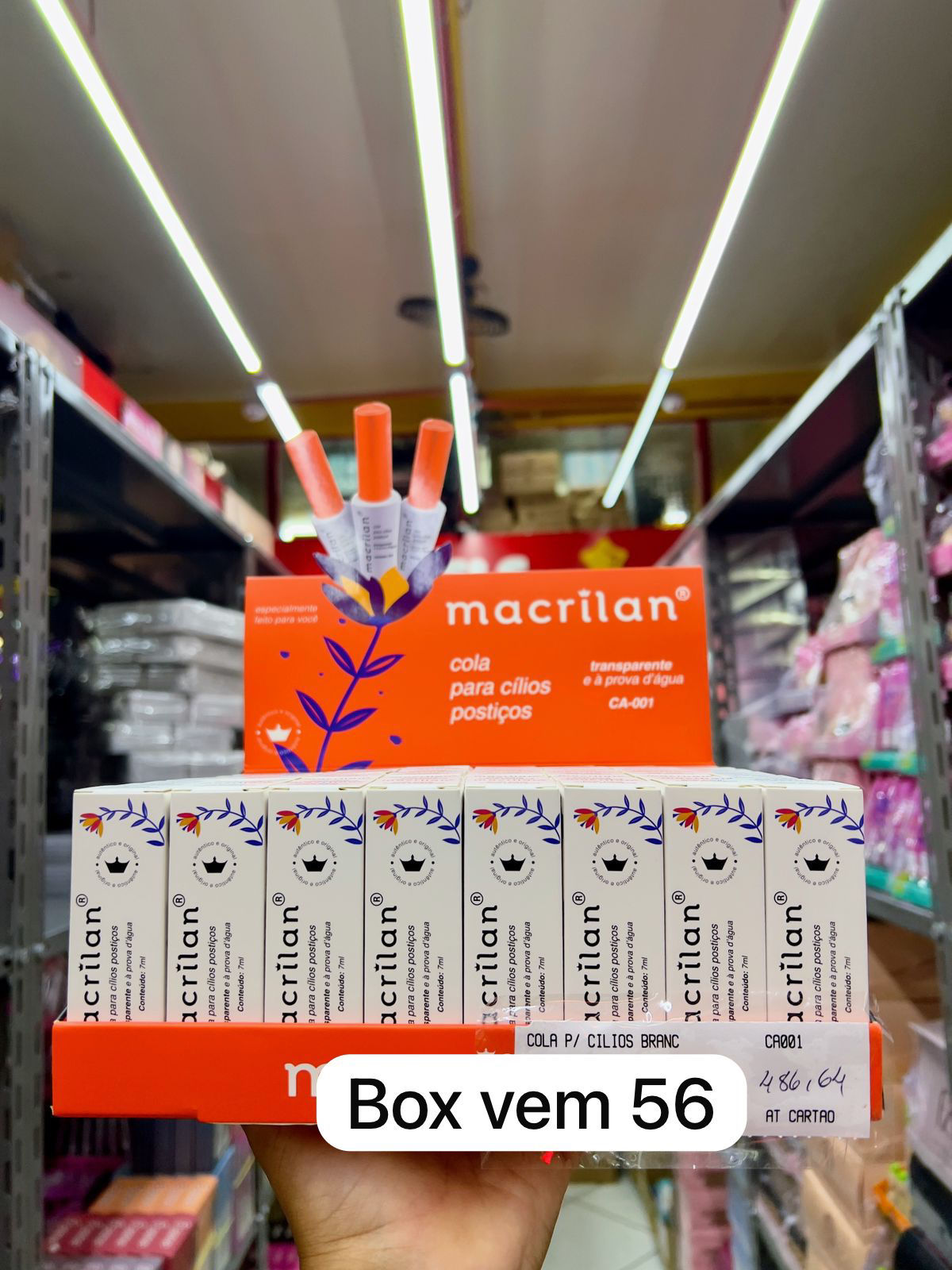 Macrilan Cola de cílios BOX FECHADO VEM 56