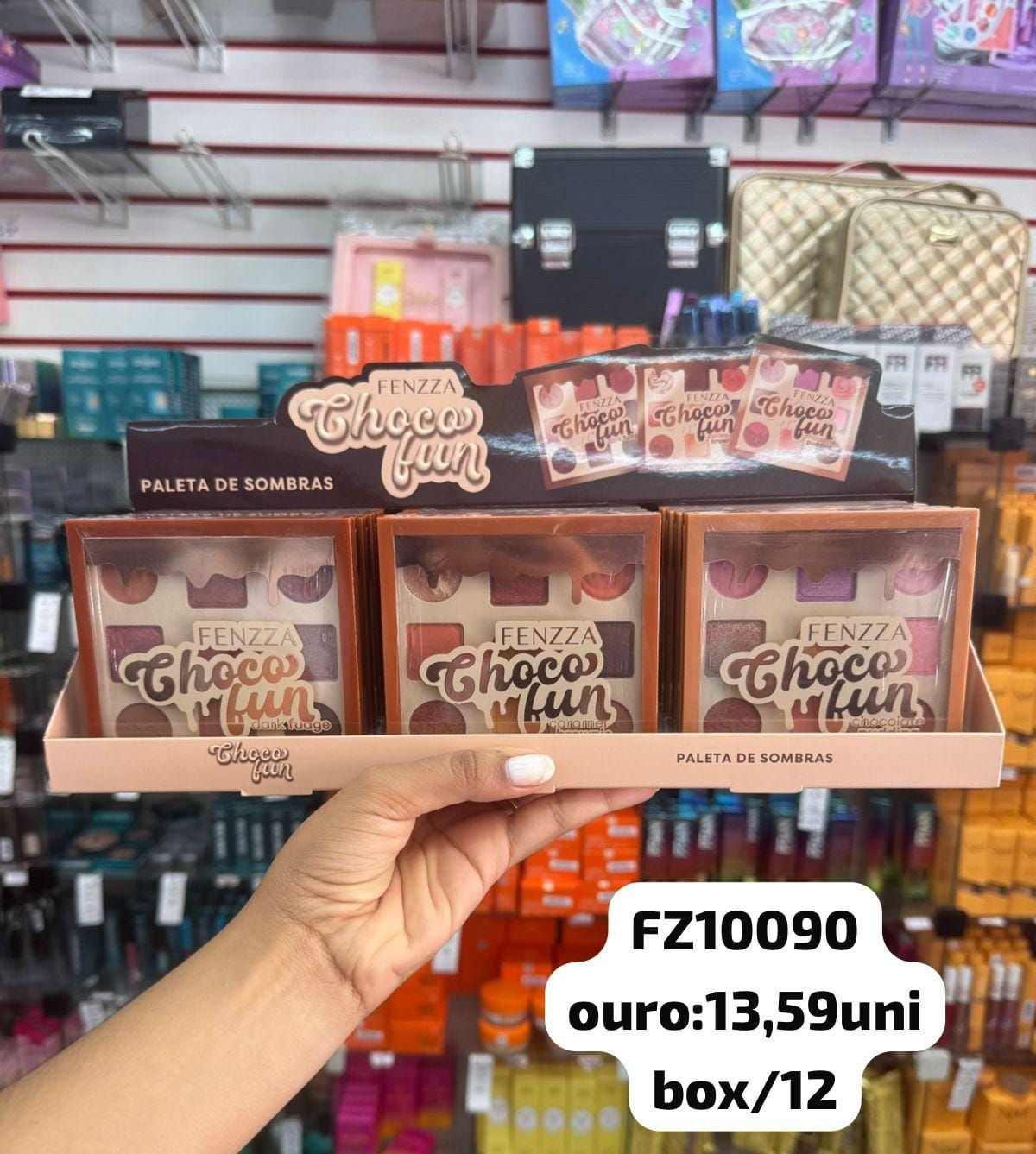 Fenzza choco Fun paleta de sombra unidade ( box vem 12)
