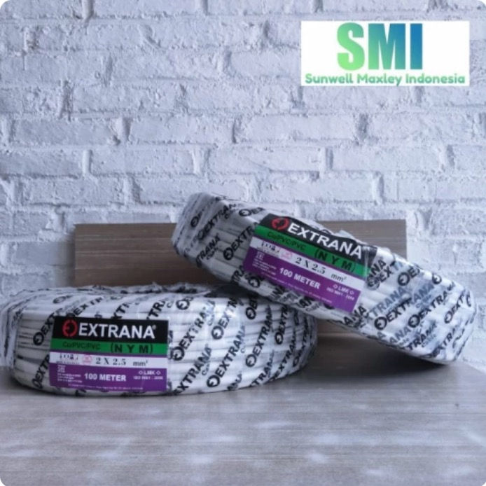 KABEL EXTRANA NYM 2X2.5@100METER/ROLL