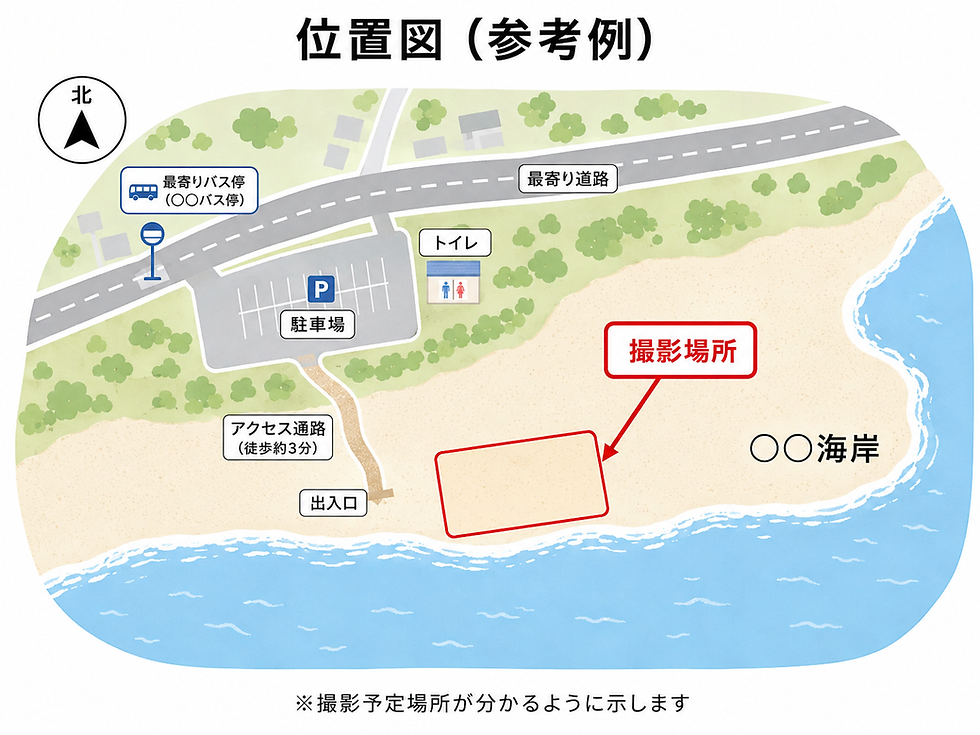 位置図(参考例)