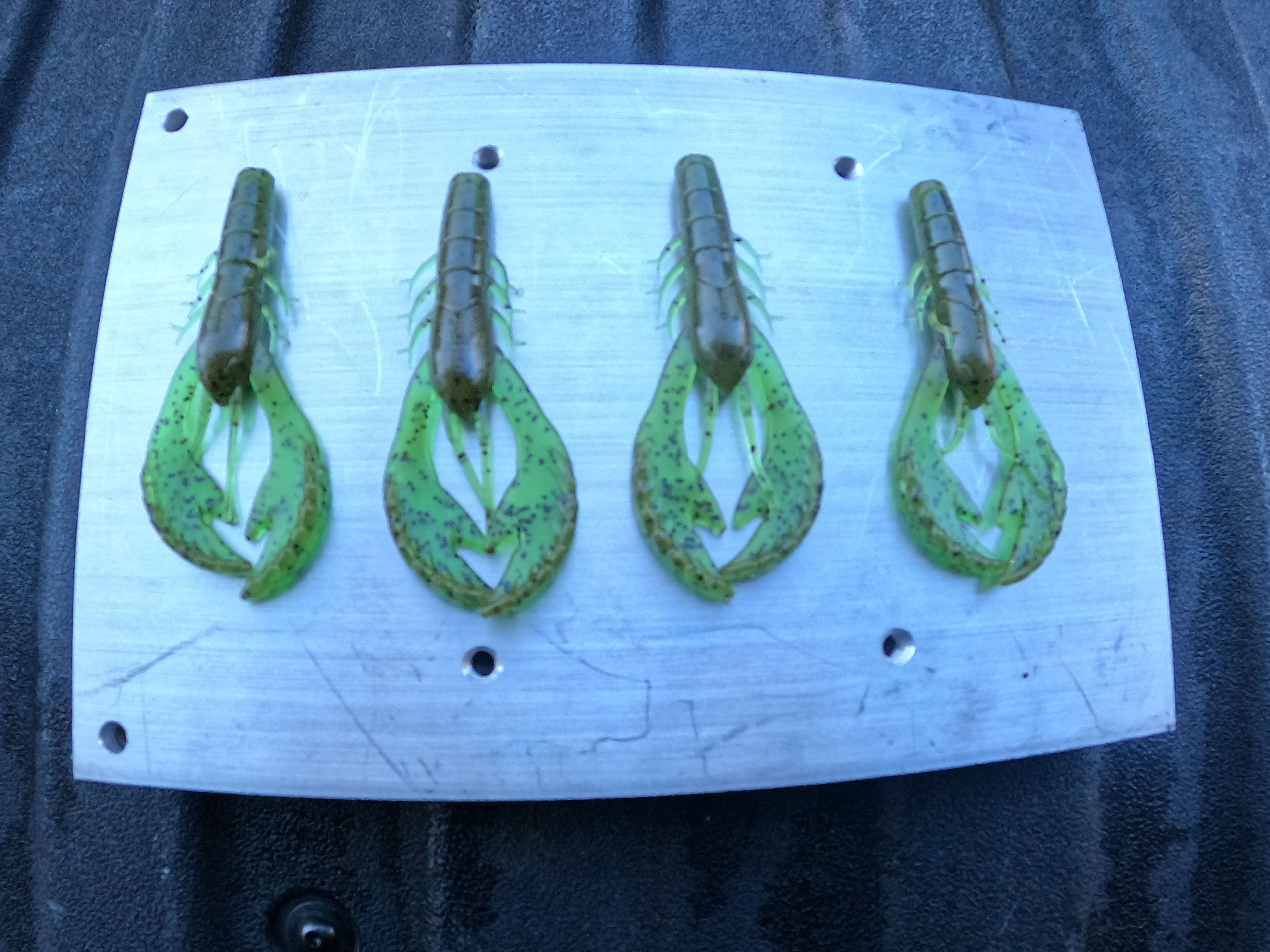 3.4" Craw Dark Green