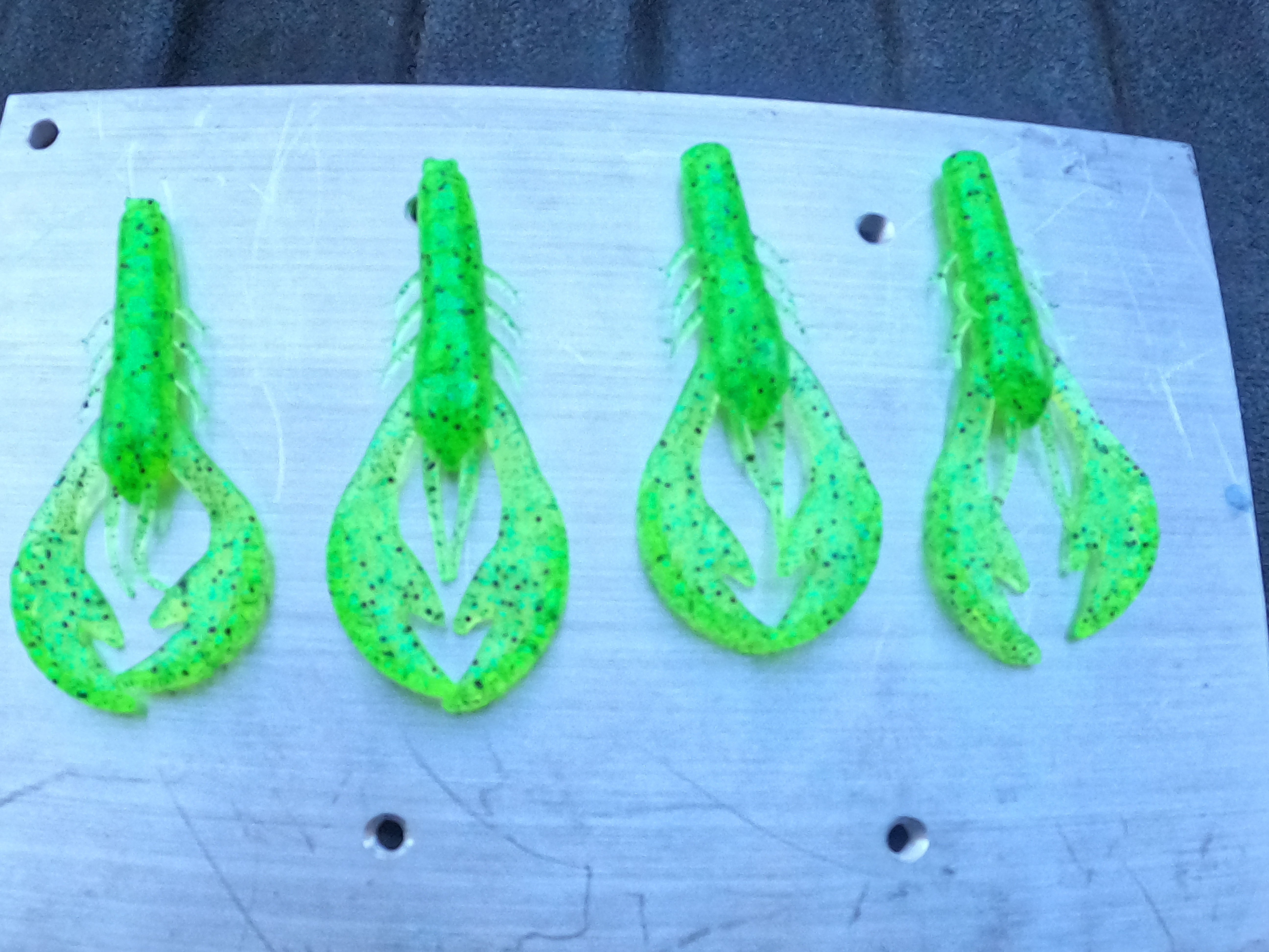 3.4" Craw Chartreuse Green