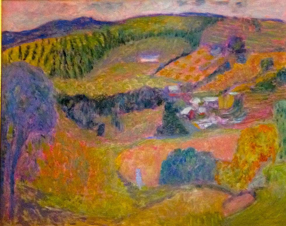 Hilly Landscape, After Bonnard