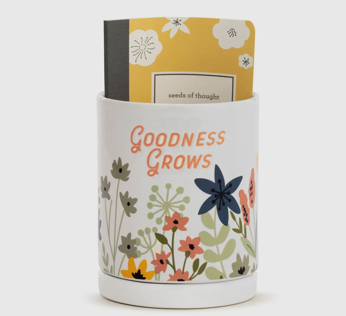 Goodness Grows Planter w/ Journal Gift Set
