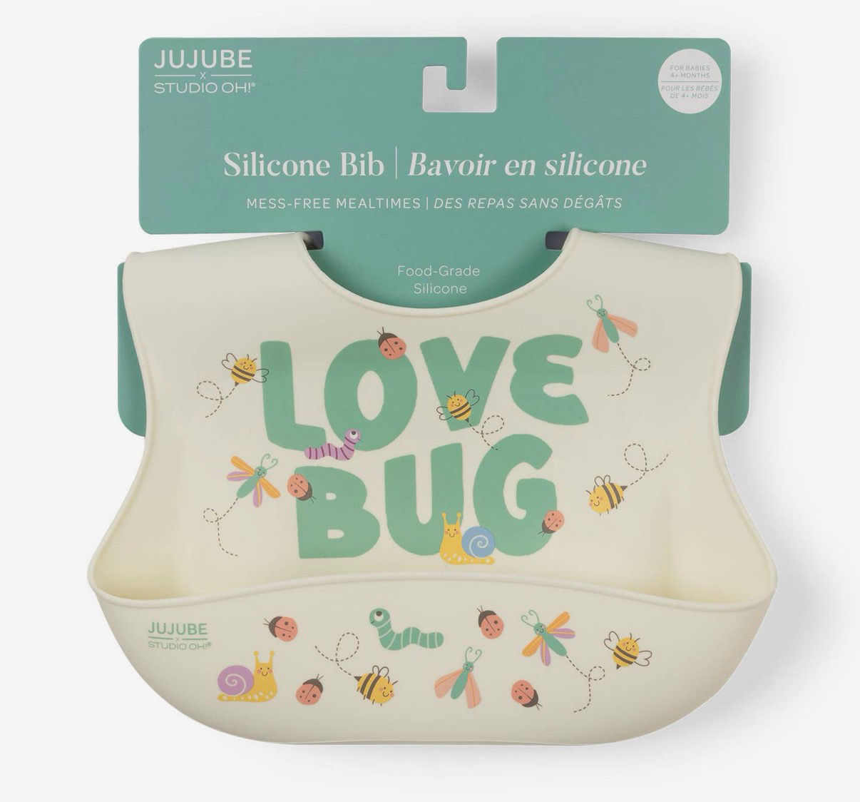 Silicone Bib Love Bug 