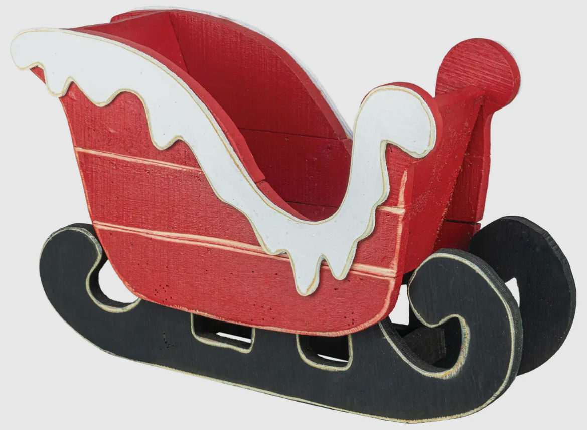 Snowy Santa Sleigh 