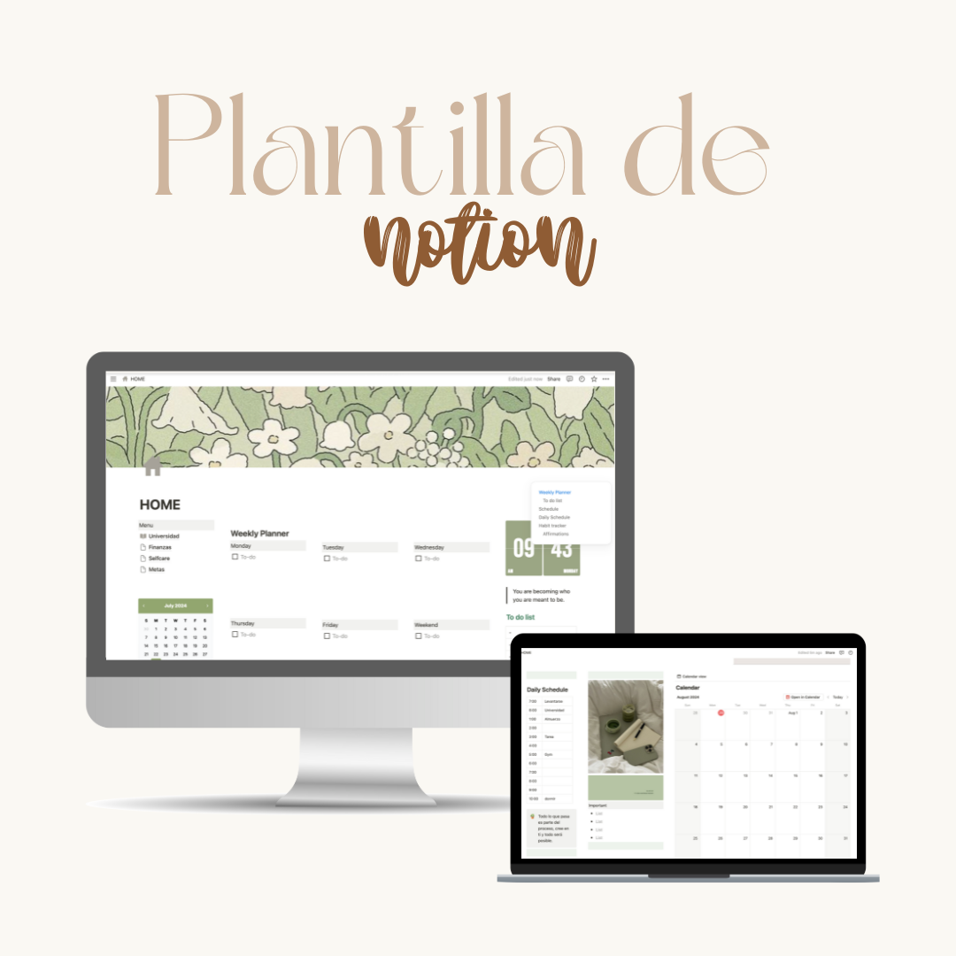 Plantilla Notion Video YT