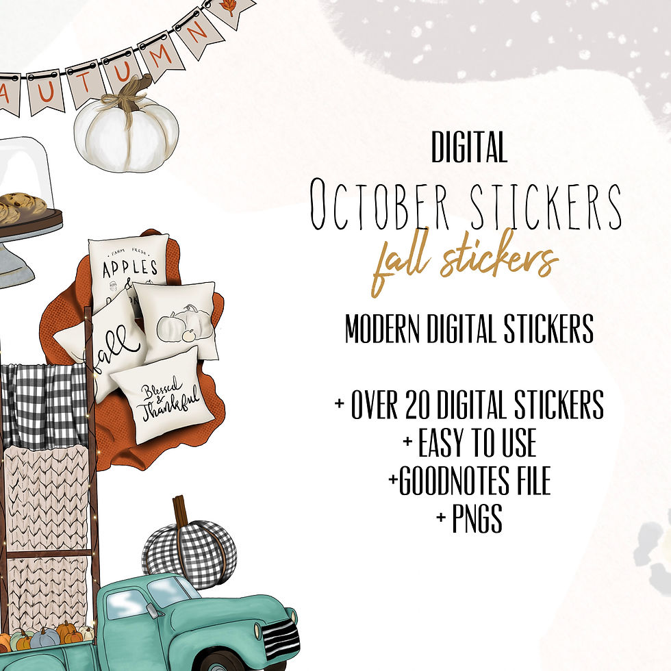 October Stickers