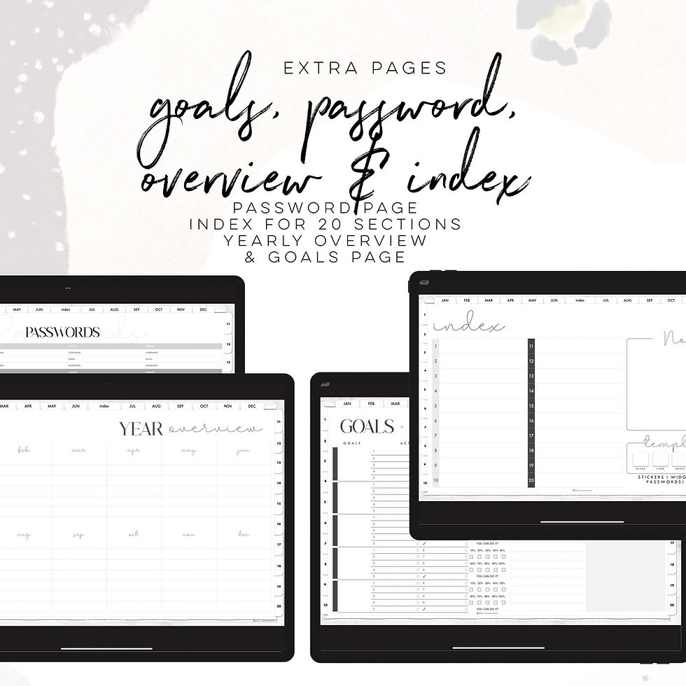 Thumbnail: UNDATED CUSTOMIZABLE Life Planner LANDSCAPE