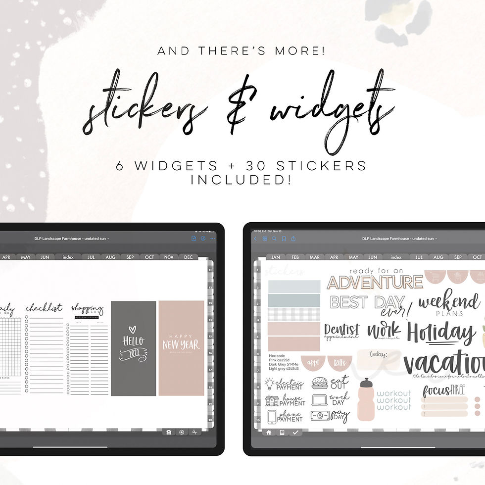 Thumbnail: Farmhouse Life Planner - undated Landscape