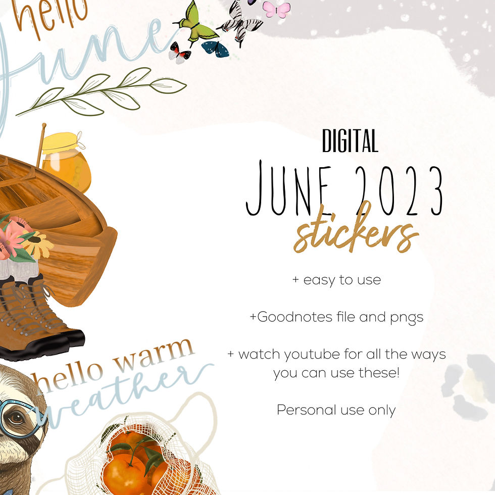 June 2023 Stickers