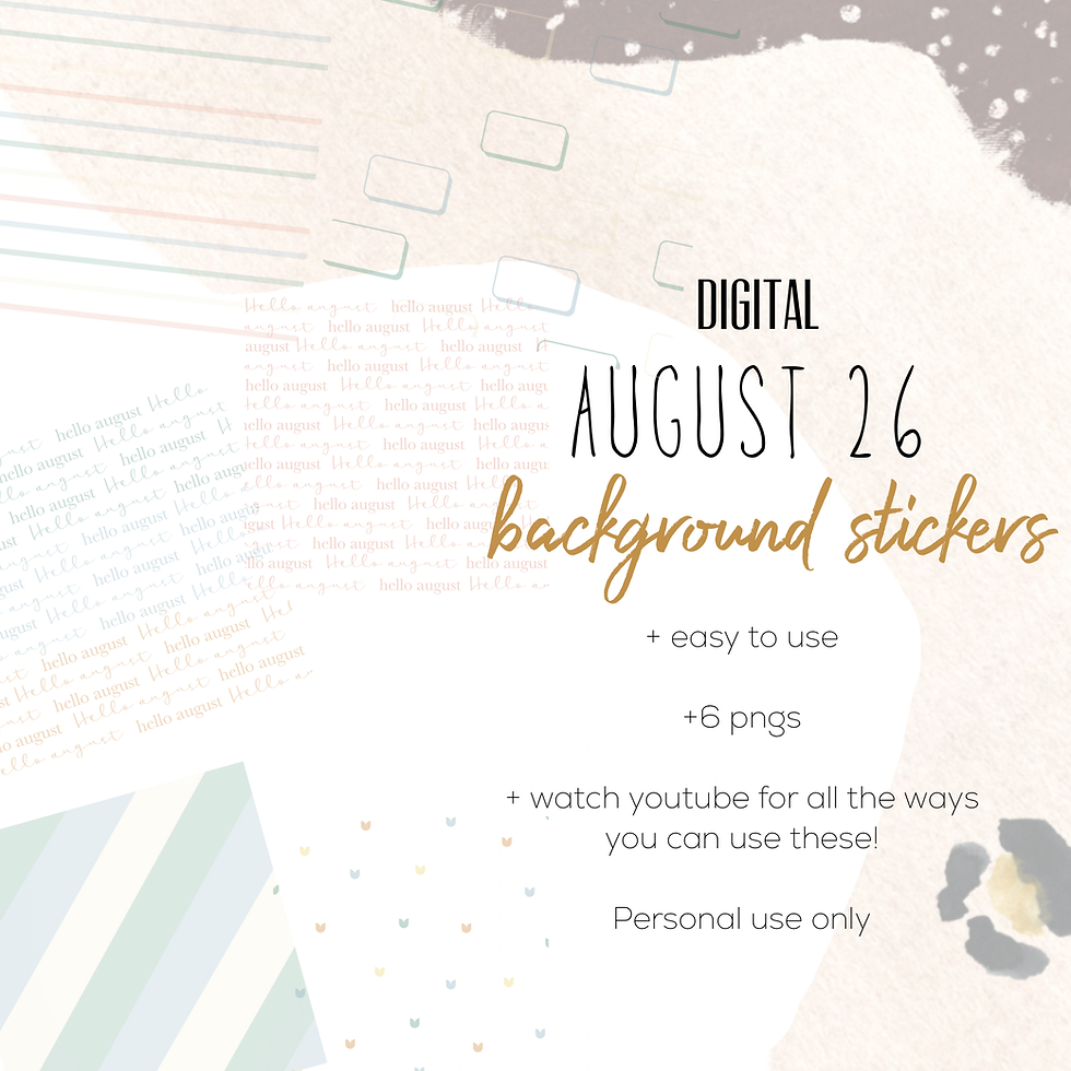 Thumbnail: August 26 Background Stickers