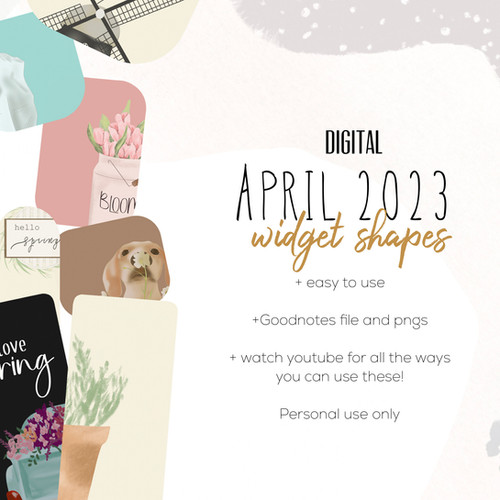 April 2023 Widget Shapes | Breezyorganization