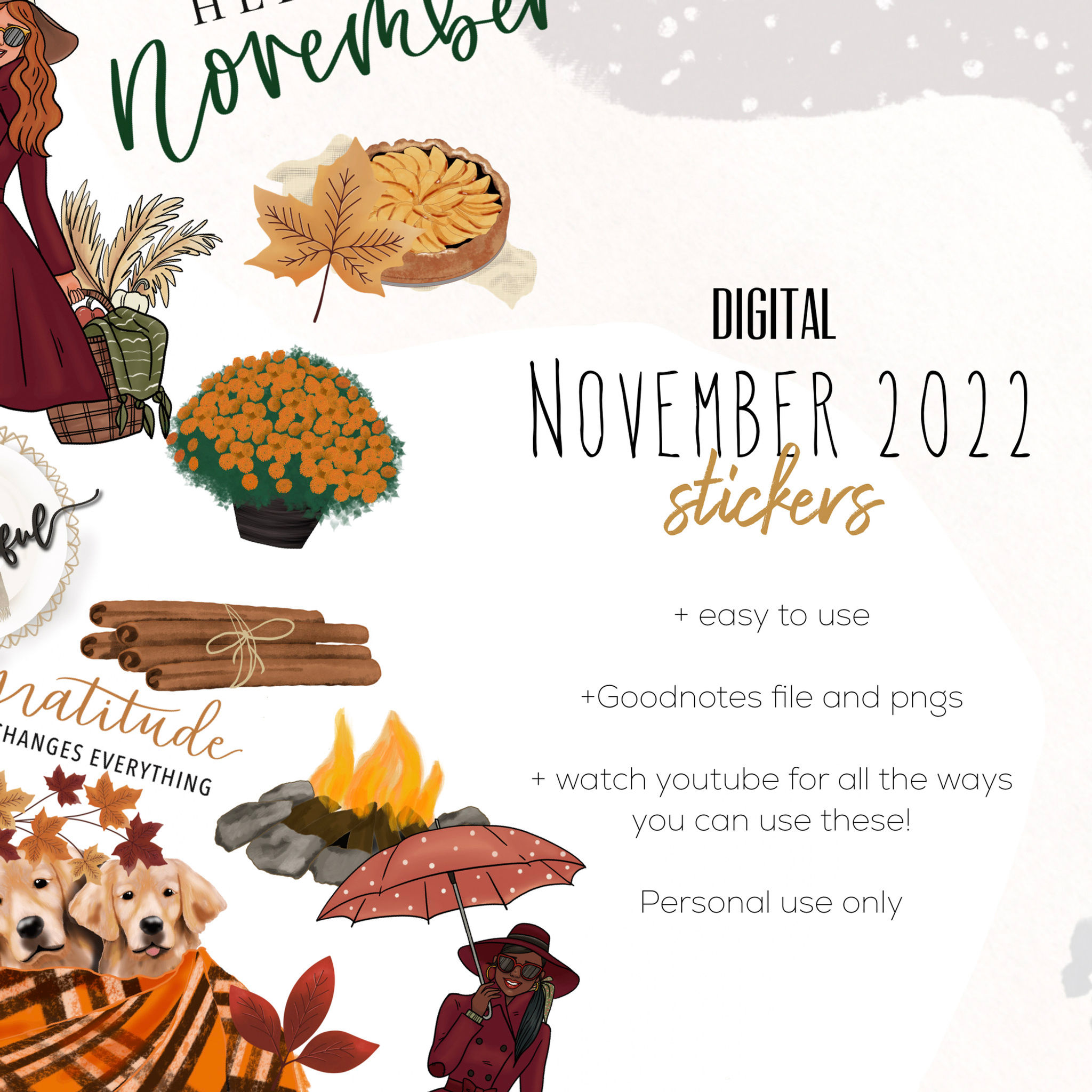 November 2022 Stickers