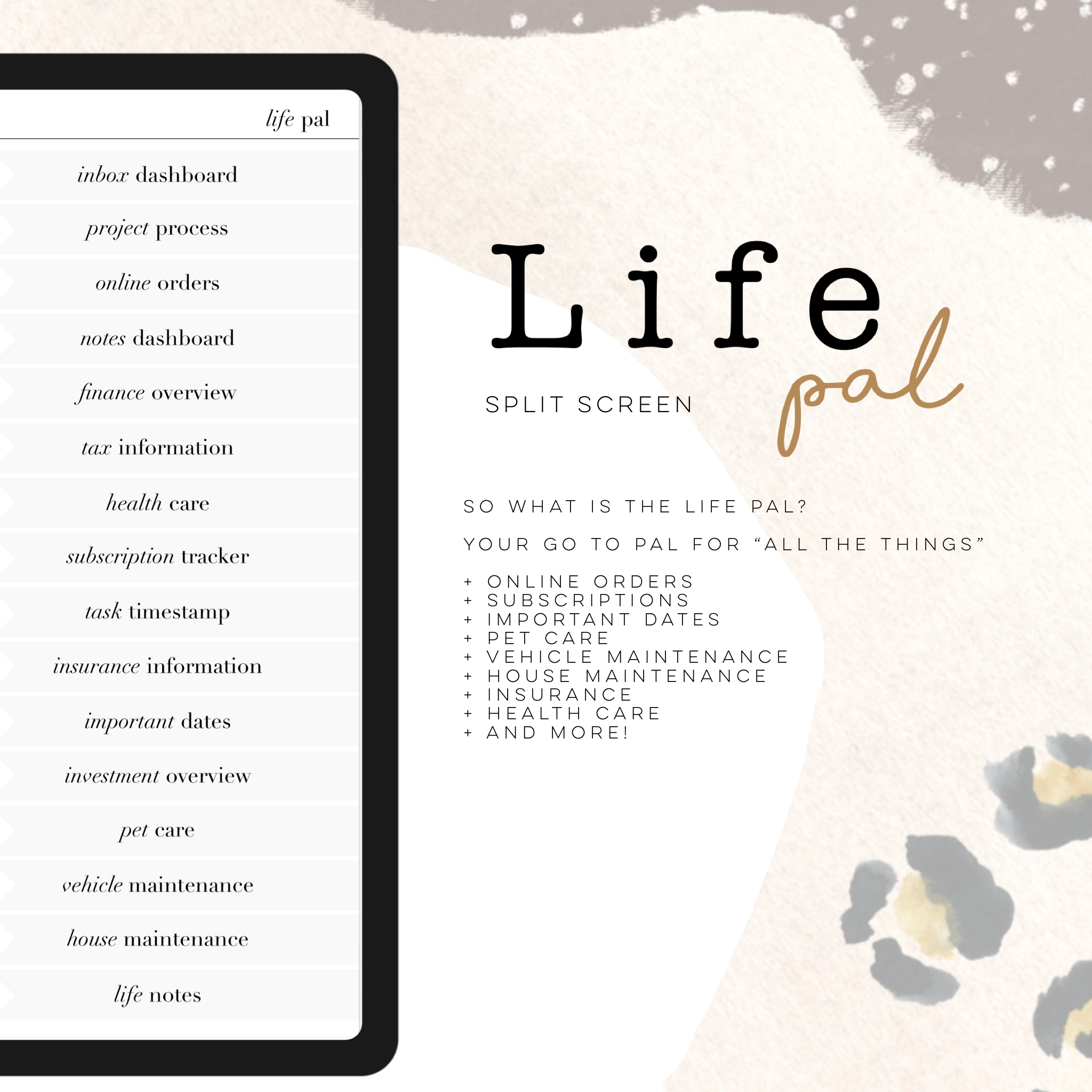 Life Pal 26 |  Splitscreen