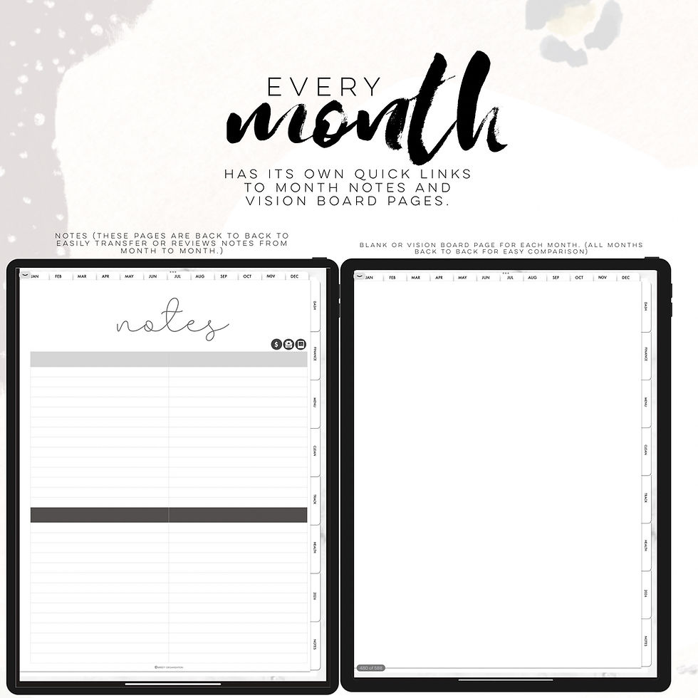 Thumbnail: Customizable UNDATED Life Planner PORTRAIT