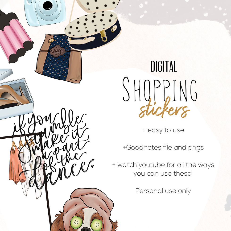 Shopping Stickers