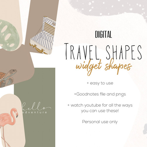 Travel 2022 Widget Shapes | Breezyorganization