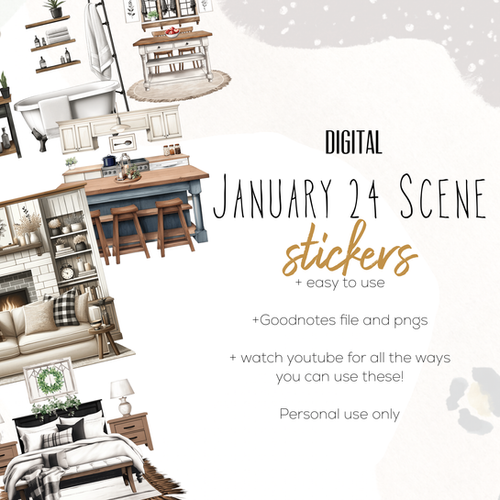 January 24 Scene Stickers | Breezyorganization
