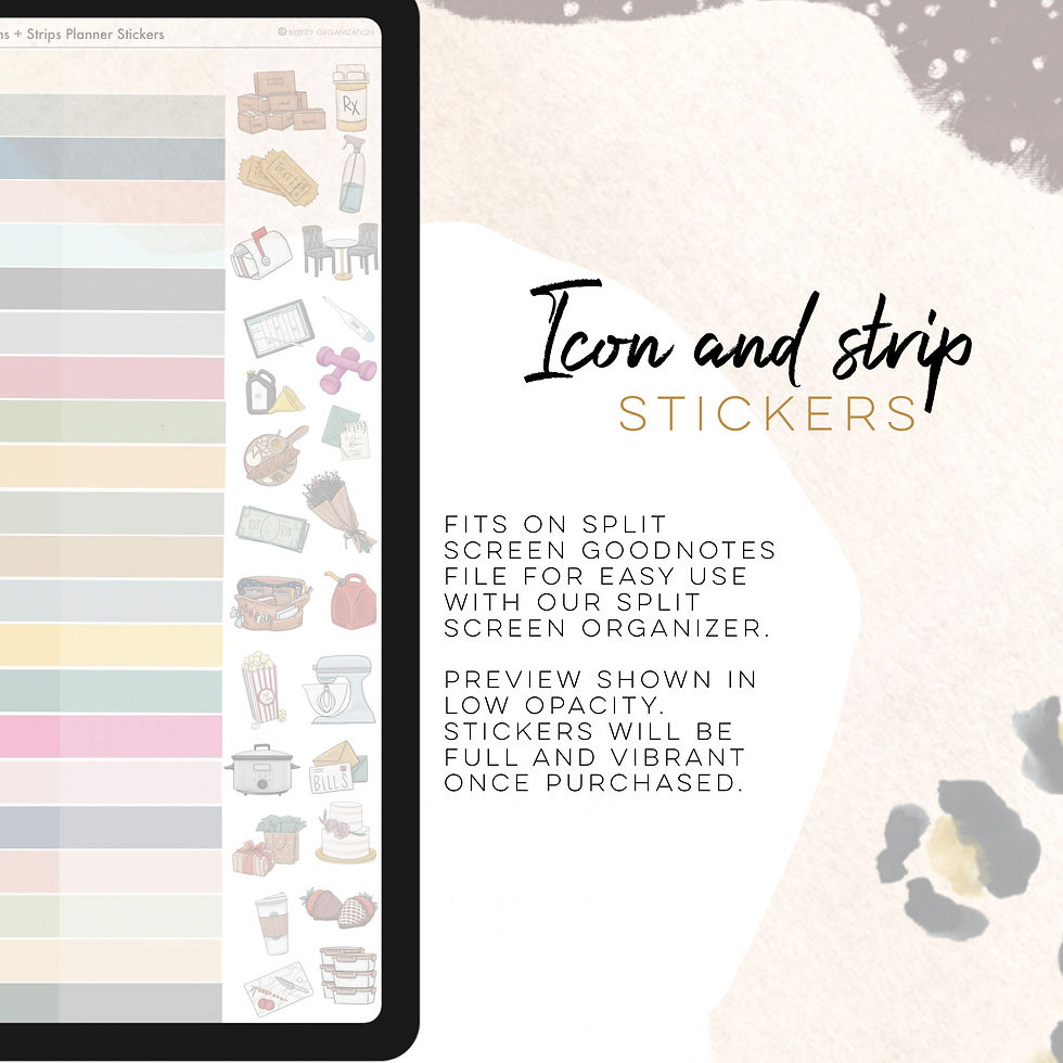 Thumbnail: Icon + Strip Planning Stickers