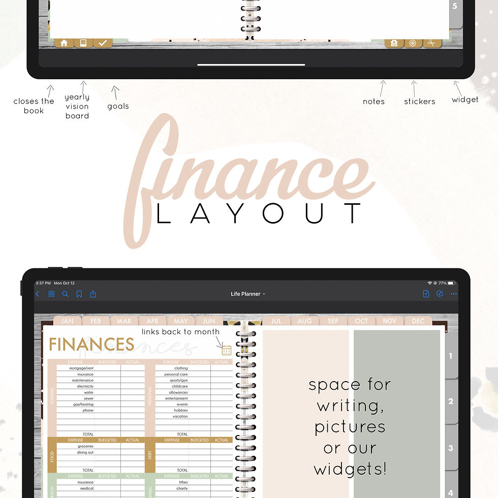 Thumbnail: Life Planner | Undated Mon + Sun