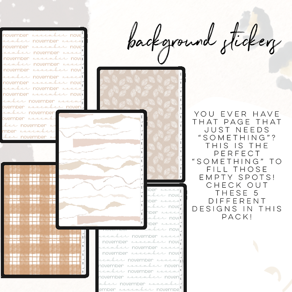 Thumbnail: November 26 Background Stickers