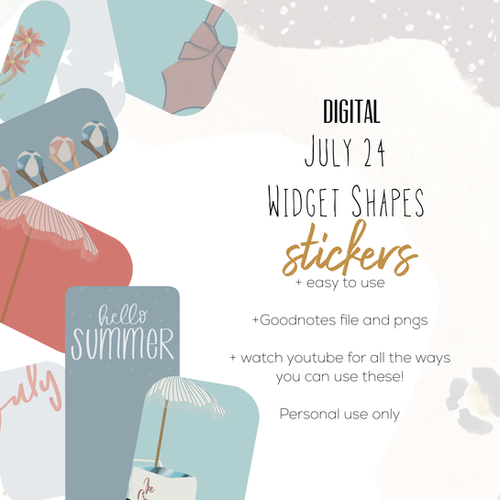 July 2024 Widget Shapes | Breezyorganization