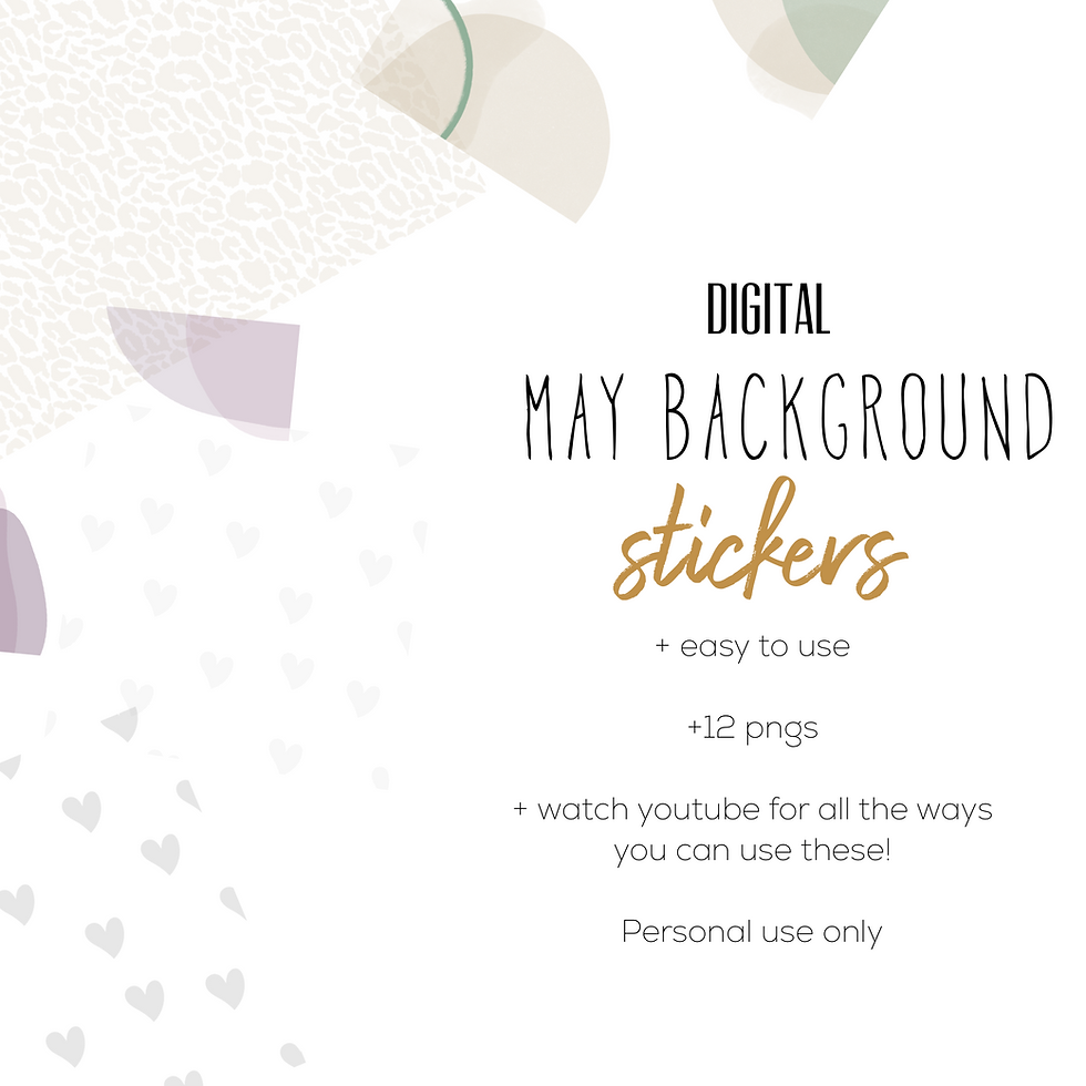 May 24 Background Stickers