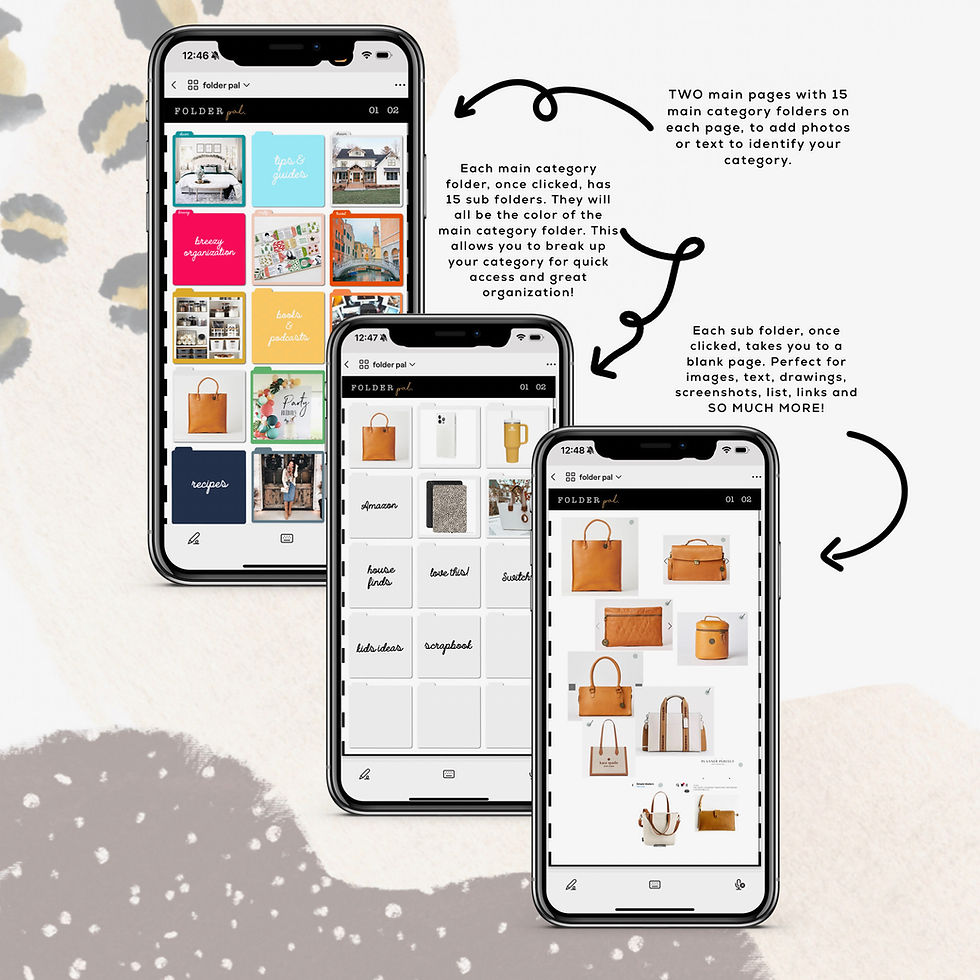 Thumbnail: Folder Pal | Pocket Planner | Phone Size