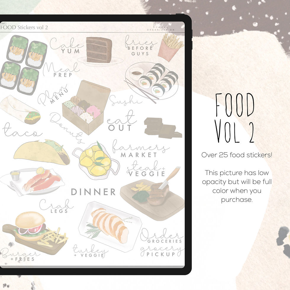 Thumbnail: Food Stickers Vol 2