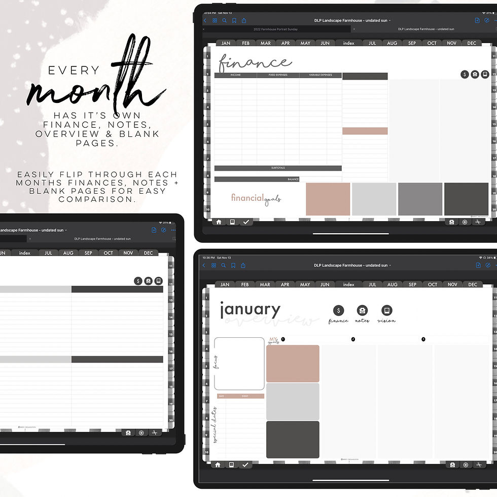 Thumbnail: Farmhouse Life Planner - undated Landscape