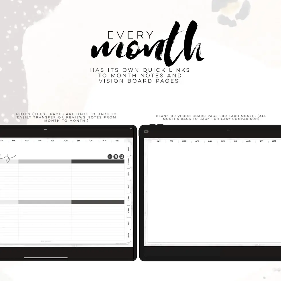 Thumbnail: Undated CUSTOMIZABLE Life Planner LANDSCAPE