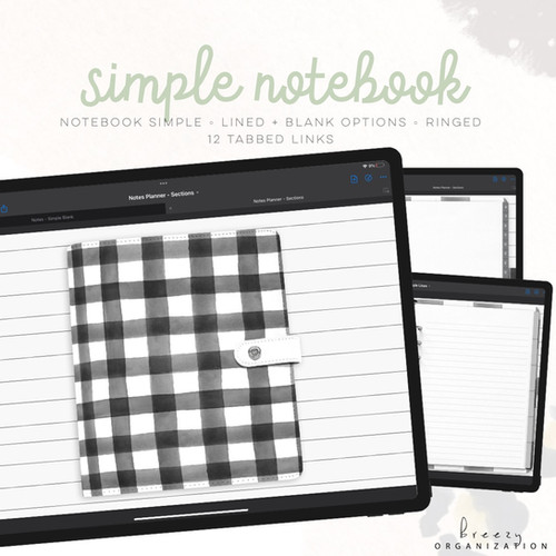 Simple Notebook | Breezyorganization