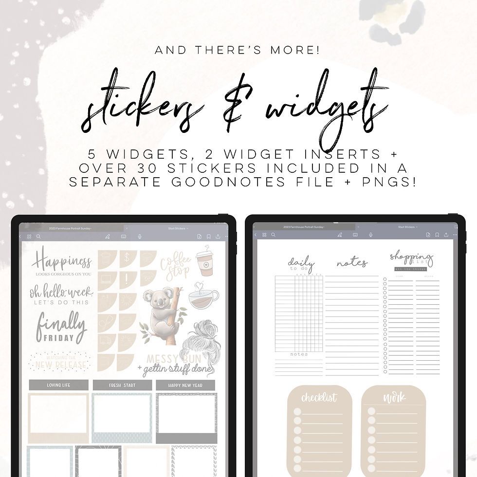 Thumbnail: UNDATED CUSTOMIZABLE Life Planner PORTRAIT