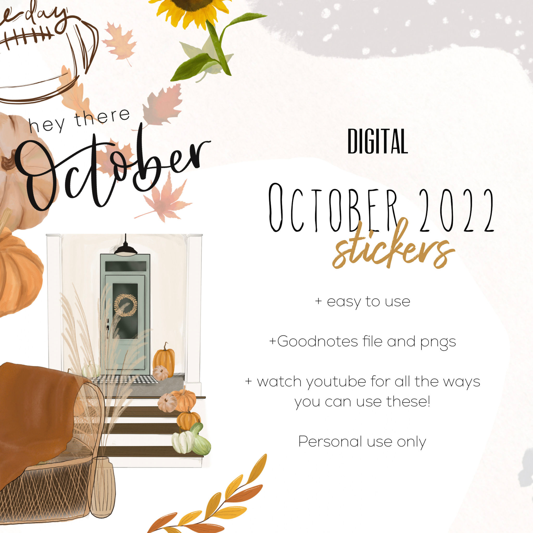 October Stickers 2022
